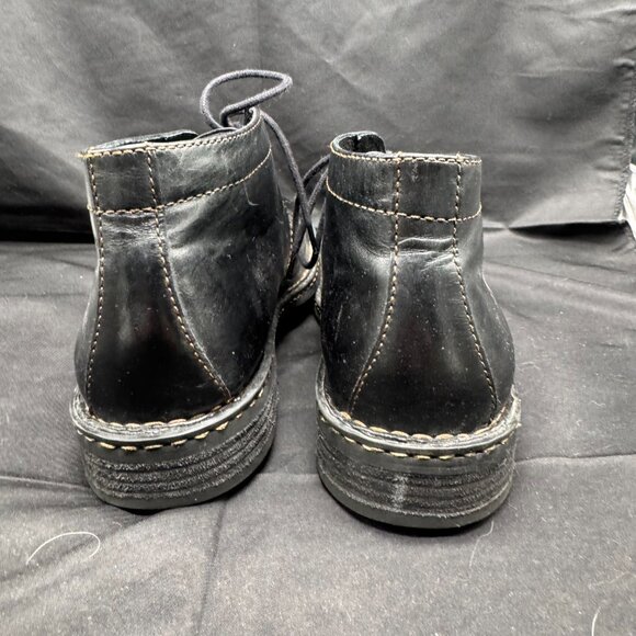 Vintage Born handcrafted footwear Men’s Chukka Boots Black Leather Size Size 9.5 main image 6